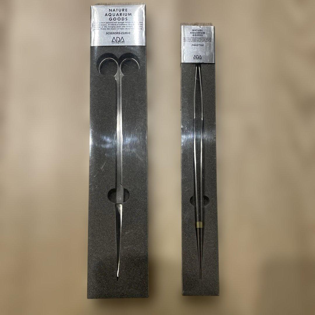 ADA トリミング用ハサミ 水草専用ピンセットセット