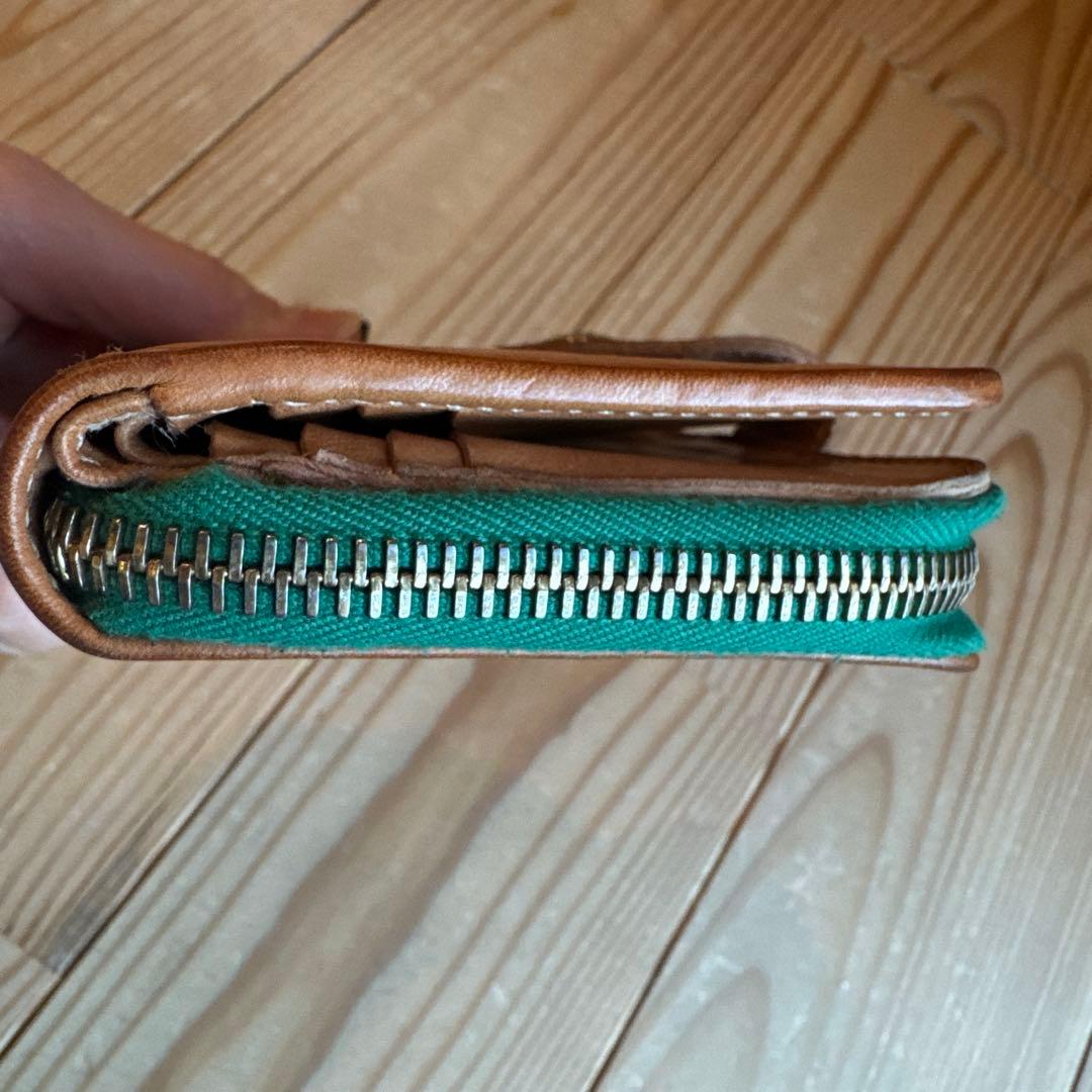 【レア＆美品】IL BISONTE 二つ折り財布 ヌメ ナチュラル 日本限定☆