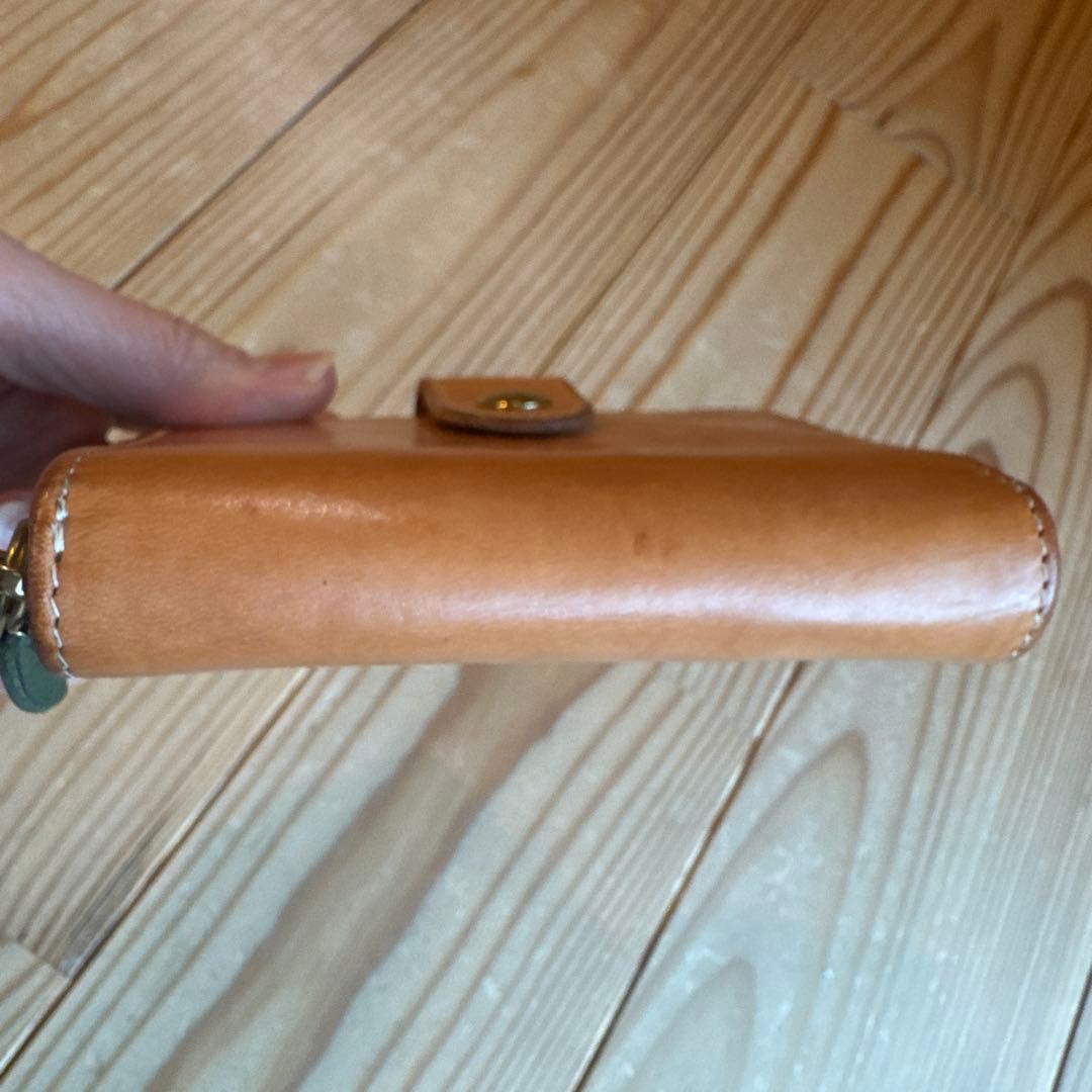 【レア＆美品】IL BISONTE 二つ折り財布 ヌメ ナチュラル 日本限定☆