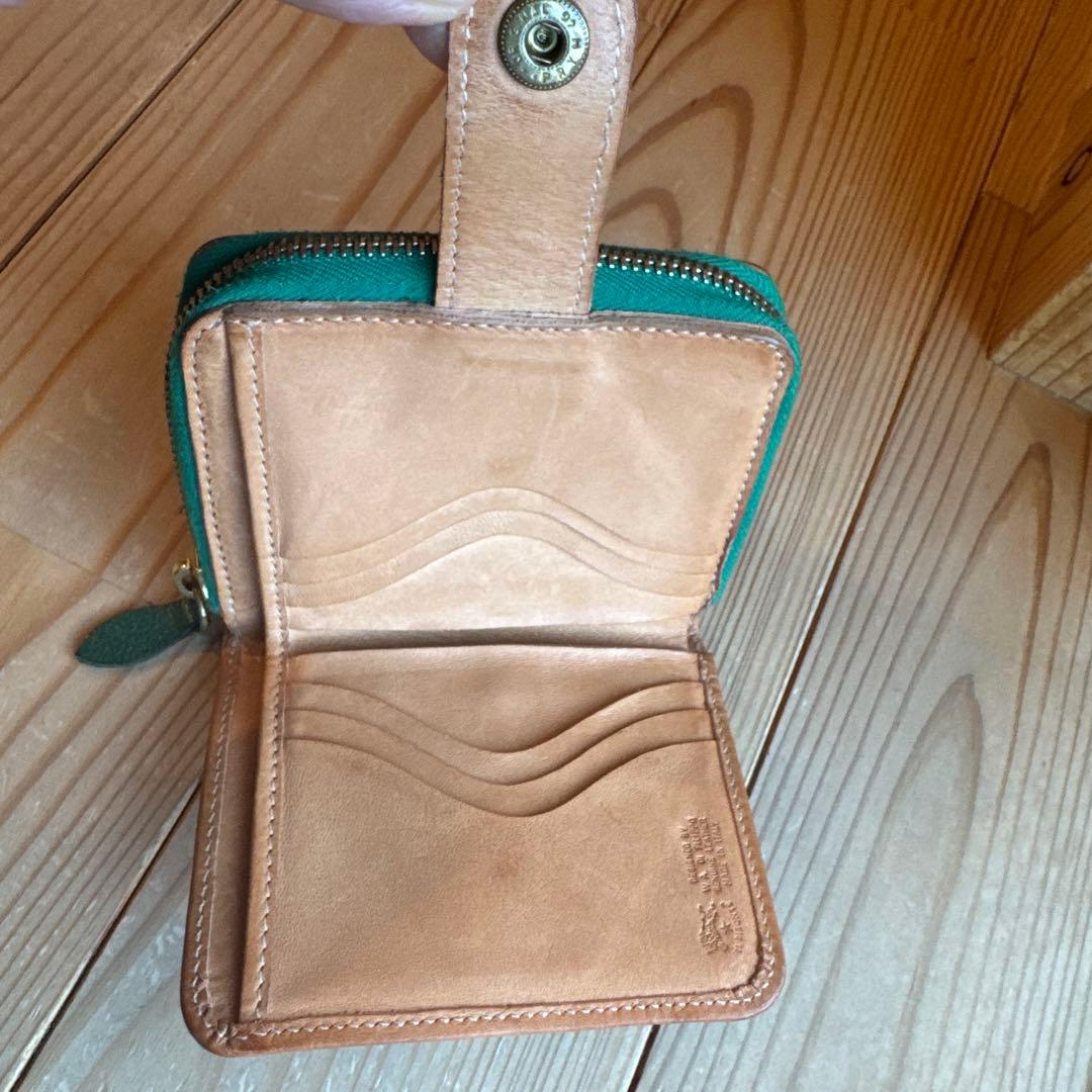 【レア＆美品】IL BISONTE 二つ折り財布 ヌメ ナチュラル 日本限定☆