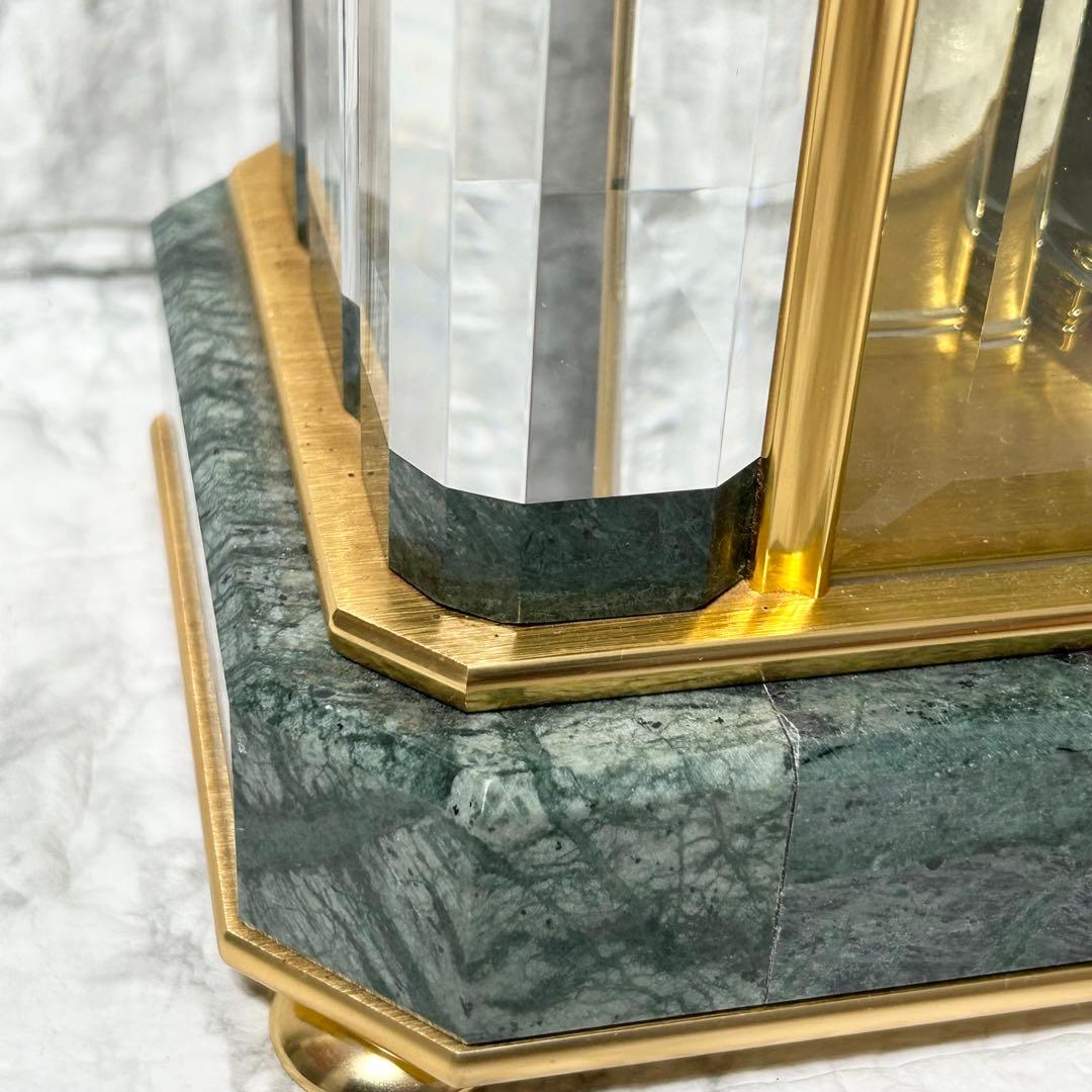 SEIKO セイコー 置時計 HW926G 蛇紋石 内閣総理大臣贈呈 電波時計