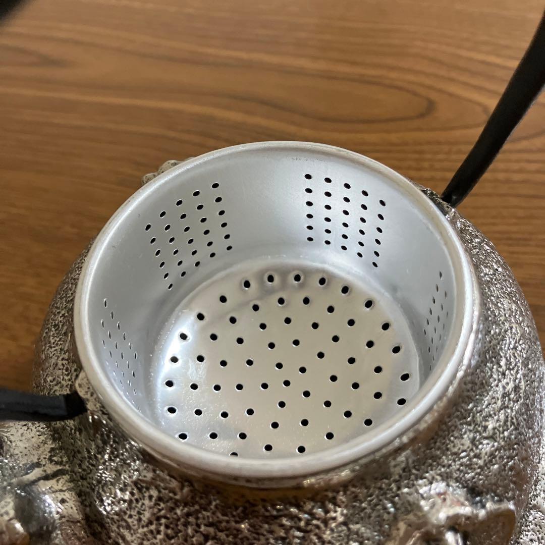 希少　南部鉄器 砂鉄　急須瓶 岩鋳 清茂作　鉄瓶 分福茶釜　狸　獣口　肉球