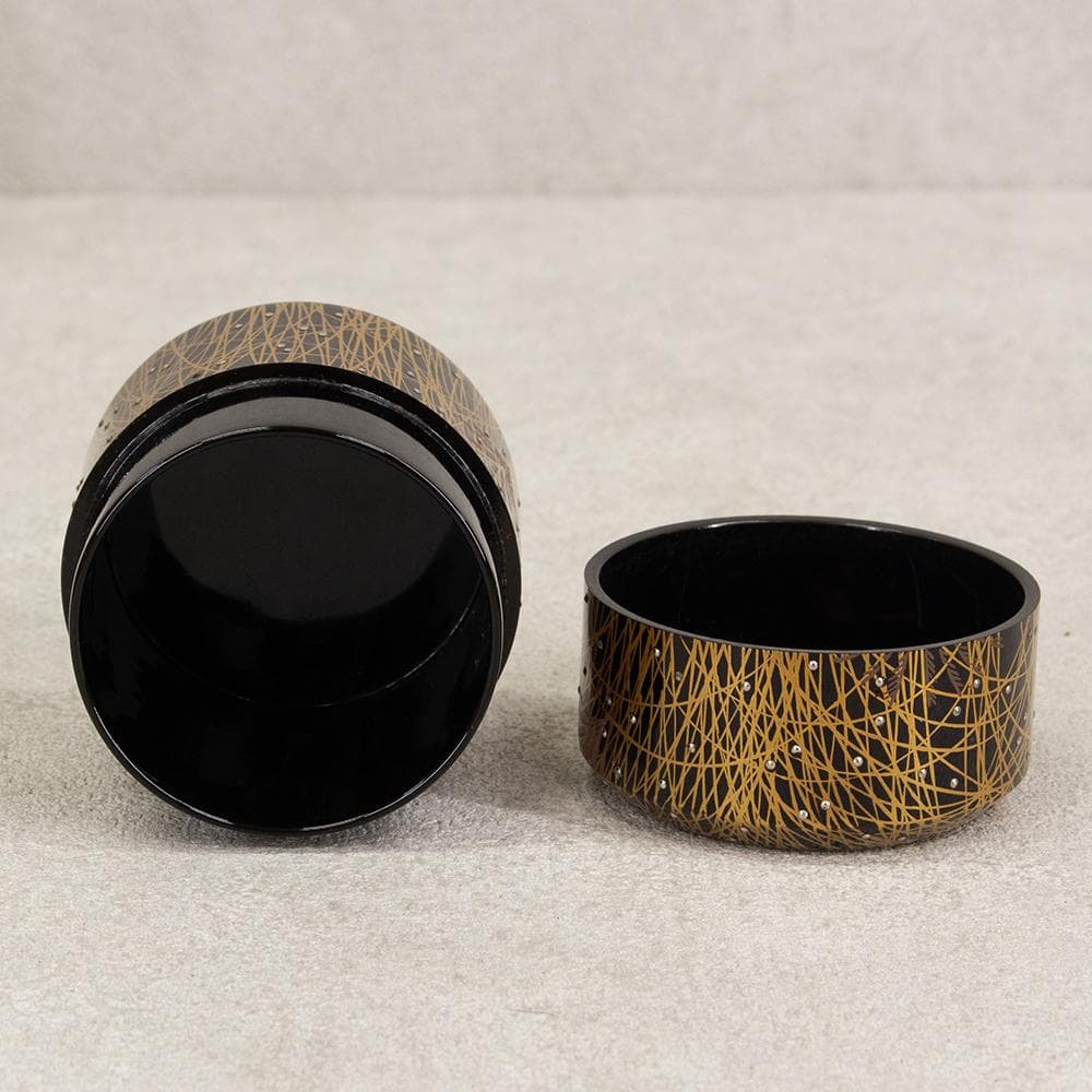 塗師 常寛 淡々斎書付 花押 面中次 嵯峨野蒔絵 棗 茶器 茶道具 木箱