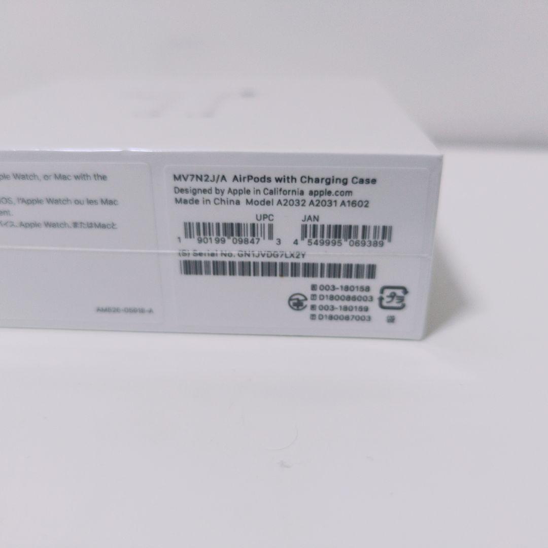 AirPods エアポッズ 【新品未使用】ワイヤレスイヤホン MV7N2J/A