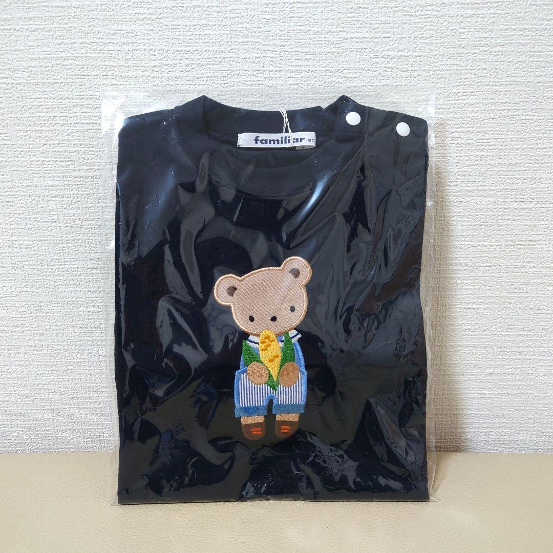 新品 ファミリア 長袖 Tシャツ カットソー 90