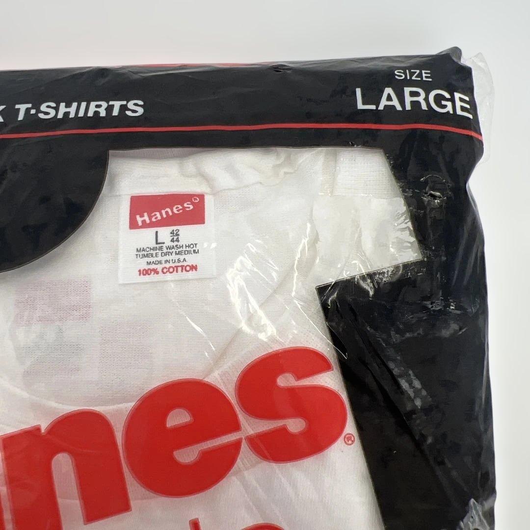 h*a様 631.Hanes★パックＴシャツ★赤ラベル★1987年★未開封品