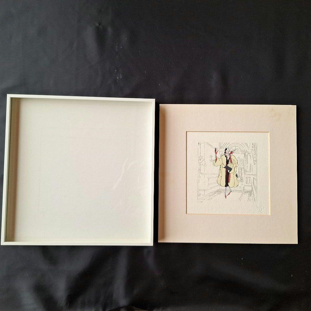 【限定品】　Disney ディズニー　トレジャー　クルエラ・ド・ヴィル　セル画