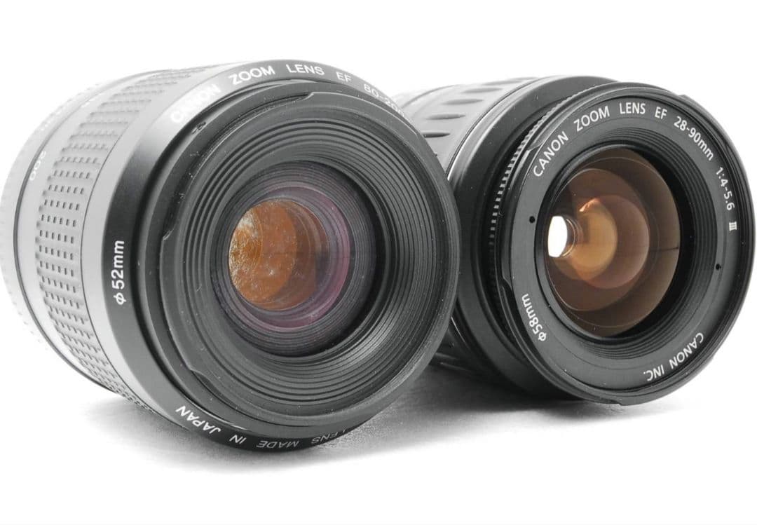 CANON　EOS　20D ダブルレンズ　一眼レフ⚡️キャノン⚡️望遠　初心者