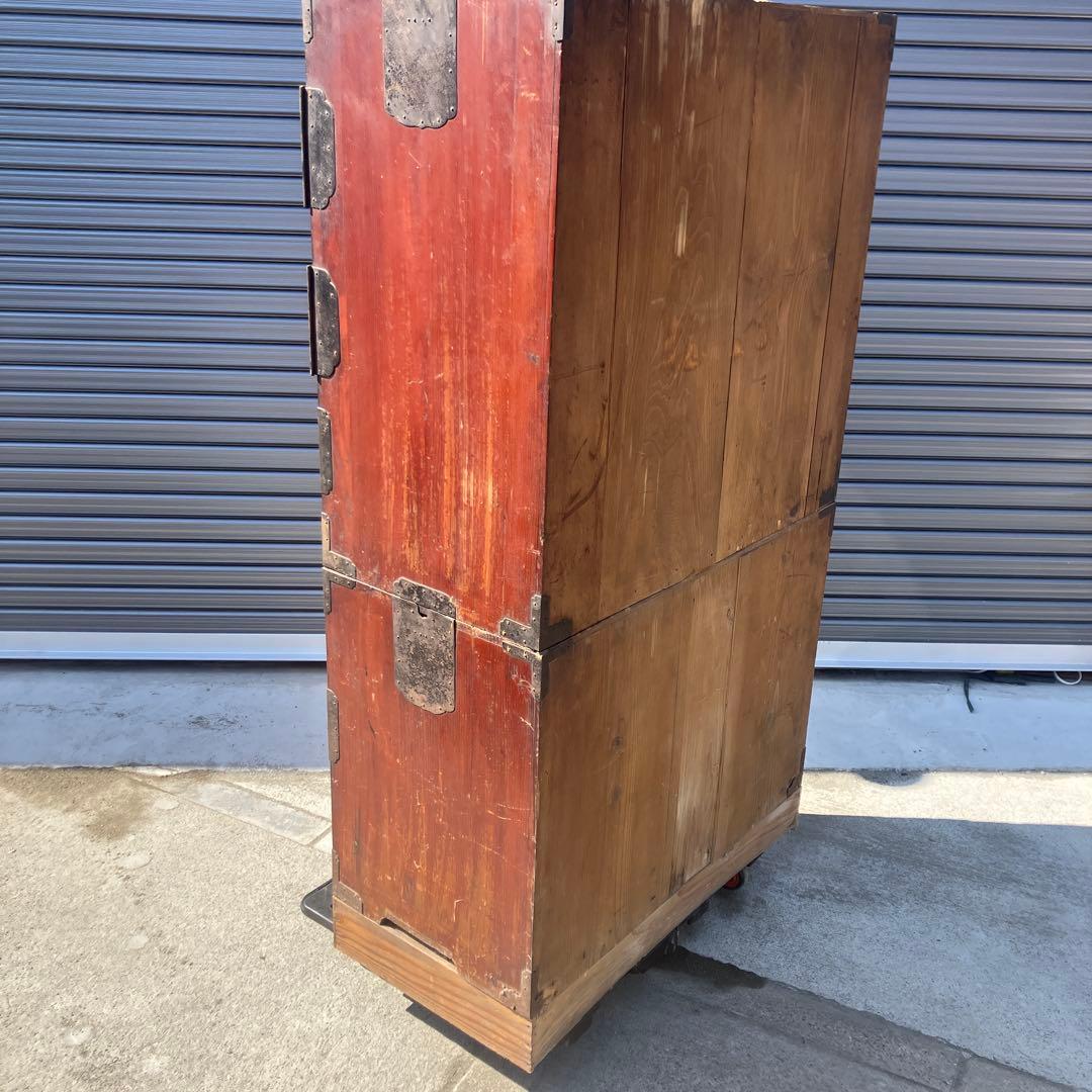 昭和レトロ 古家具 仙台箪笥 4段4杯 引き出し箪笥 和箪笥 アンティーク