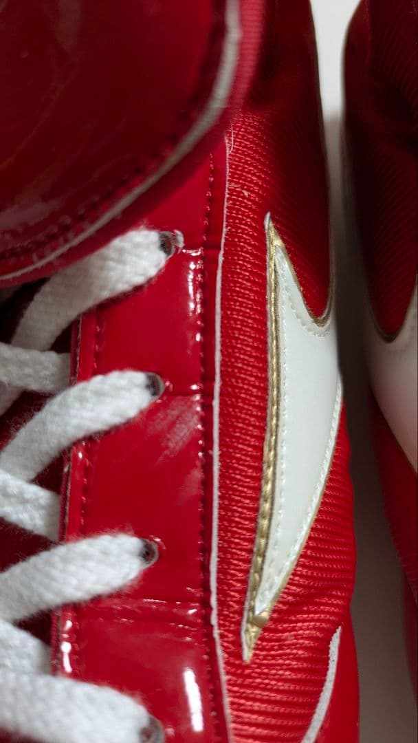 ミズノシューズボクシング　 FINISHER LOW　レッド　25.5cm