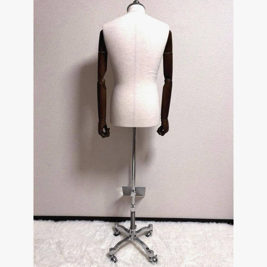 ✨訳あり✨格安✨マネキン　トルソー　メンズ　布張り　腕付き　可動式　紳士ボディ
