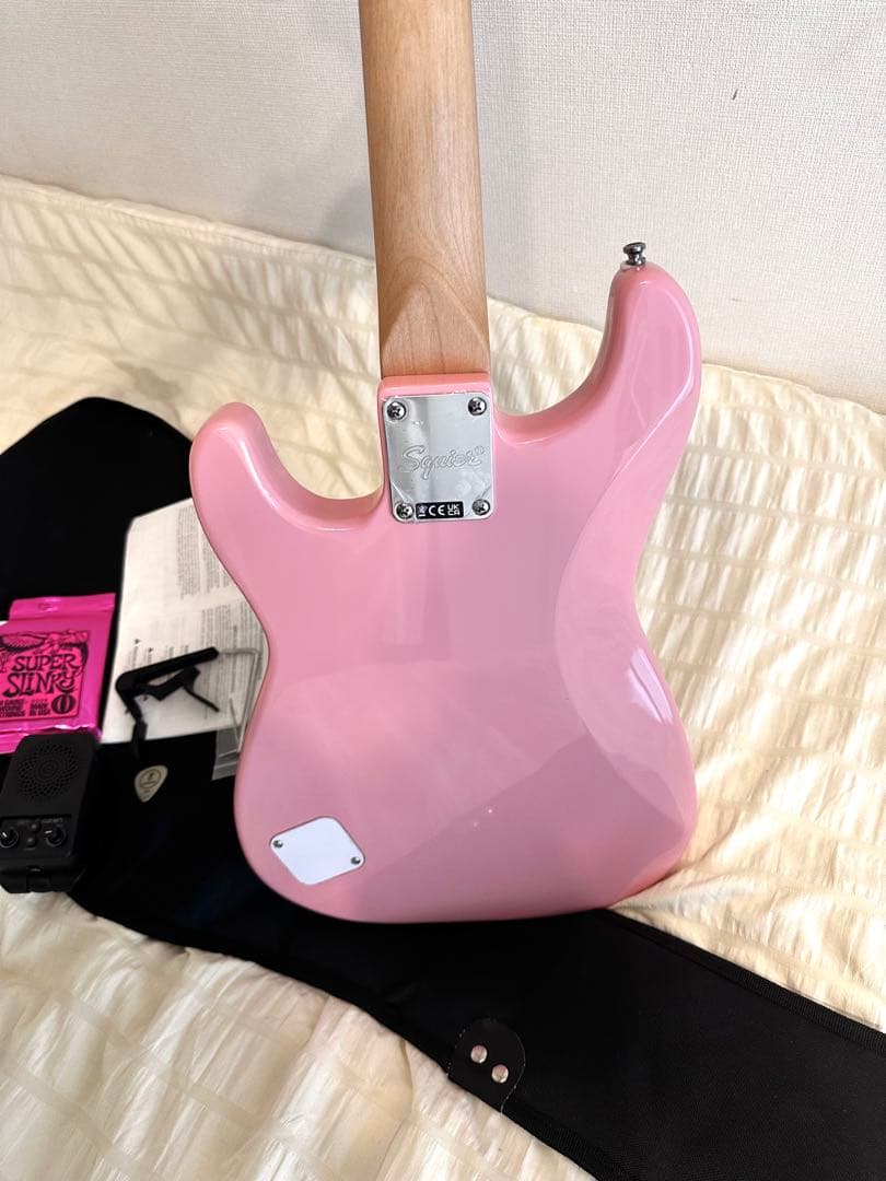 【Fender】Mini Strat Shell Pink エレキギター セット