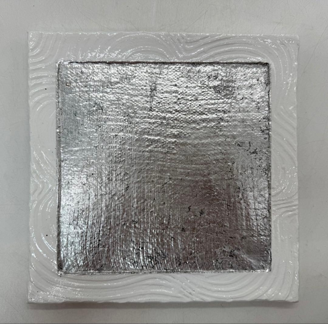 坂田甚内作　金銀彩角皿　ペア　送料込み250611