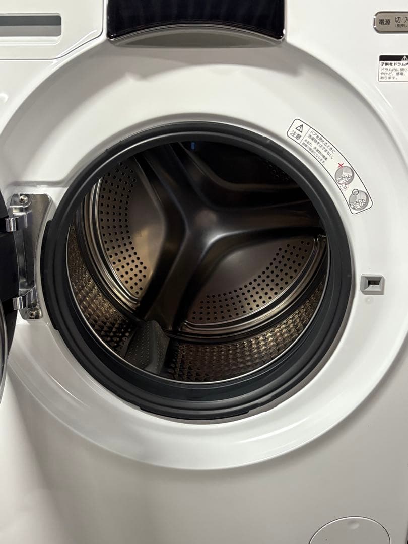 ☆GJ23山口県下松市 ドラム式洗濯乾燥機 アクア AQW-DX12M　20年製