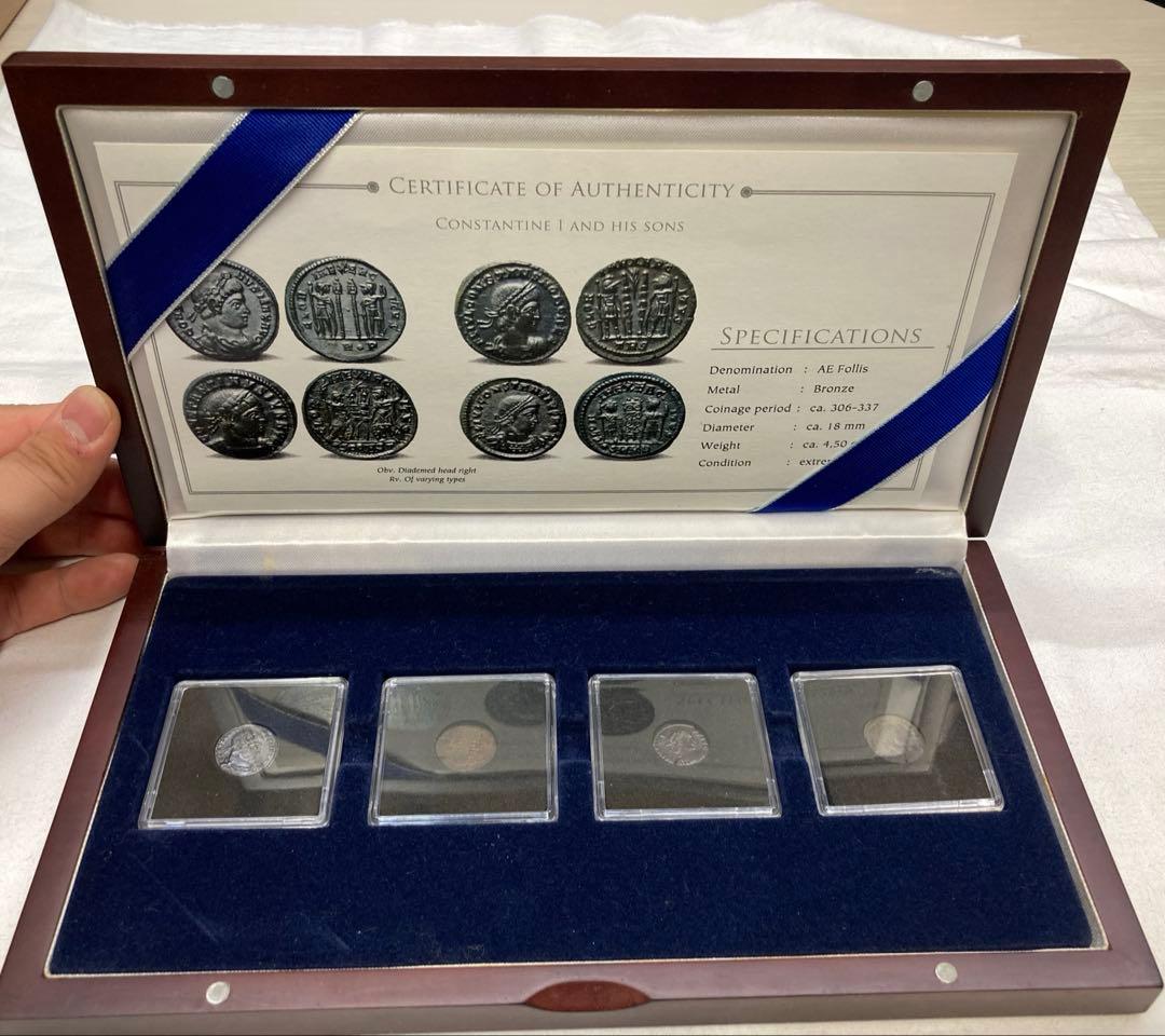 アンティーク　コンスタンティヌス　銅　4枚セット