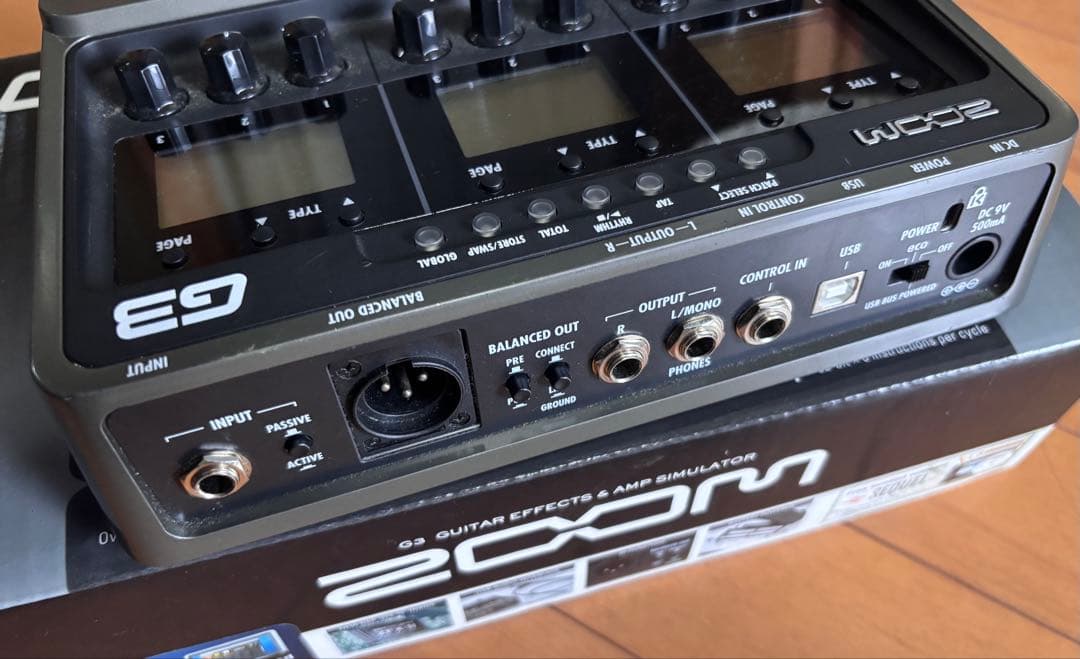 マルチエフェクター　ZOOM G3