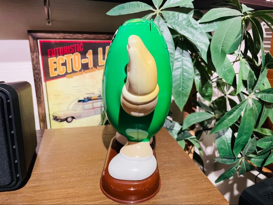 ★超々激レア★ M&M's エムアンドエムズ ピーナッツ ディスペンサー 緑