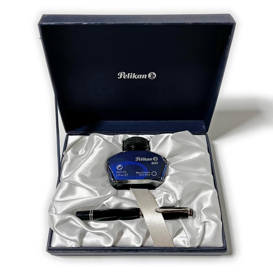 万年筆とインク《Pelikan ペリカン スーベレーン 高級 筆記具 中古》