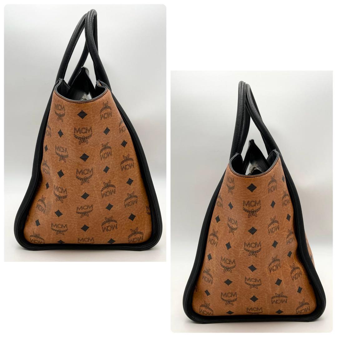 temamo❤️444✨ MCM ヴィセトス ハンドバッグ レザー 総柄