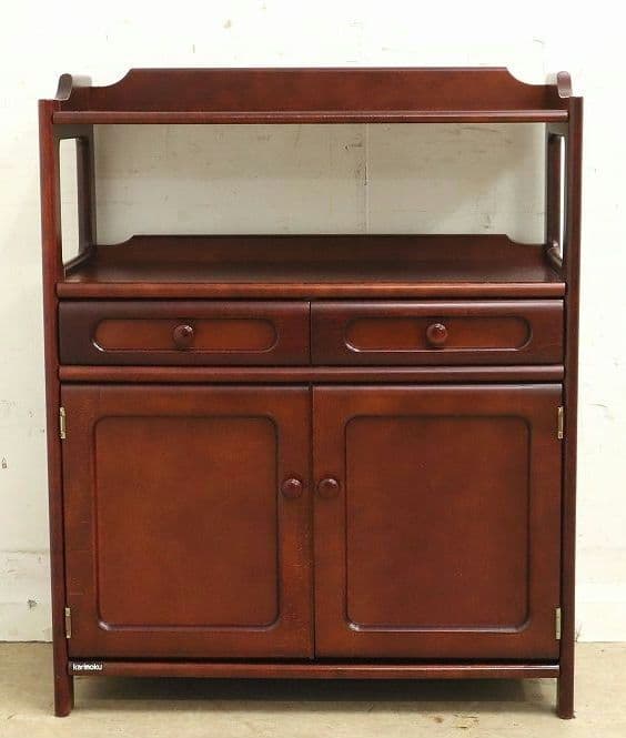 【カリモク家具】電話台・FAX台・サイドキャビネット・収納棚・karimoku