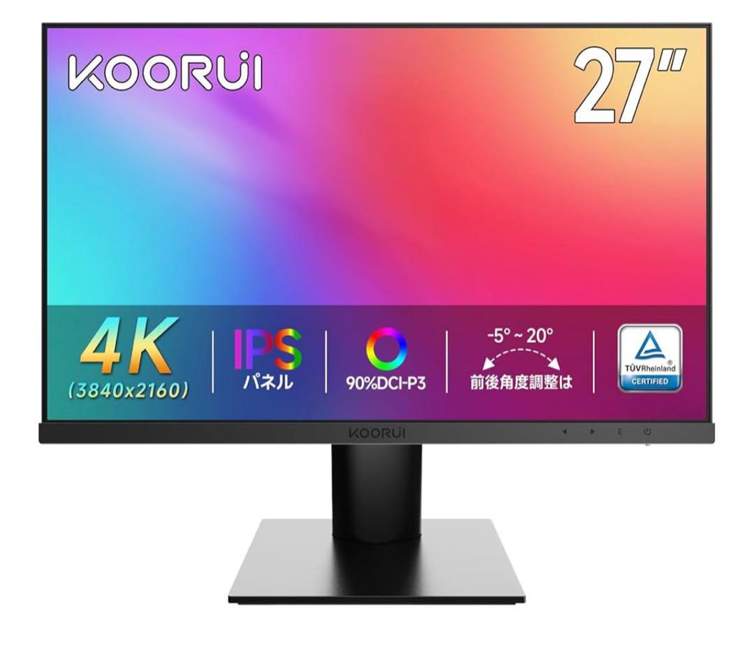 a*a様 KOORUI N07 27インチ 4K IPSモニター 本体