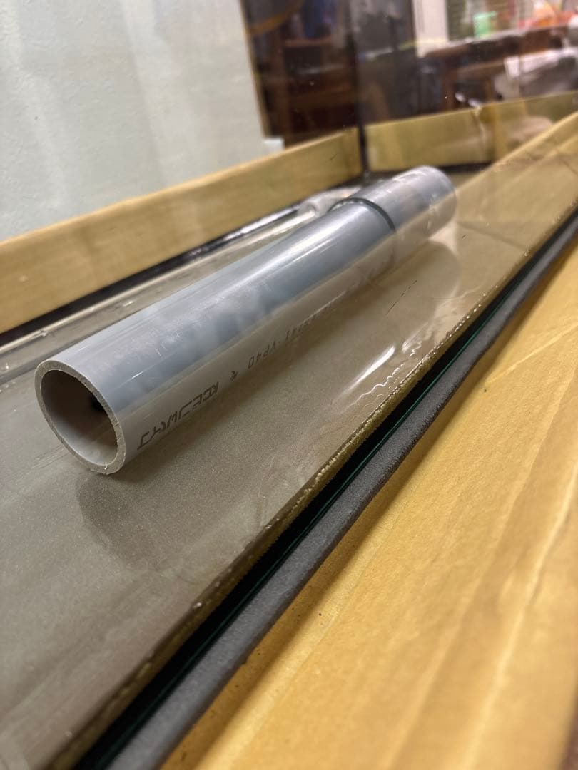 専用900×300×300オーバーフローセット(水槽)ブラックシリコン