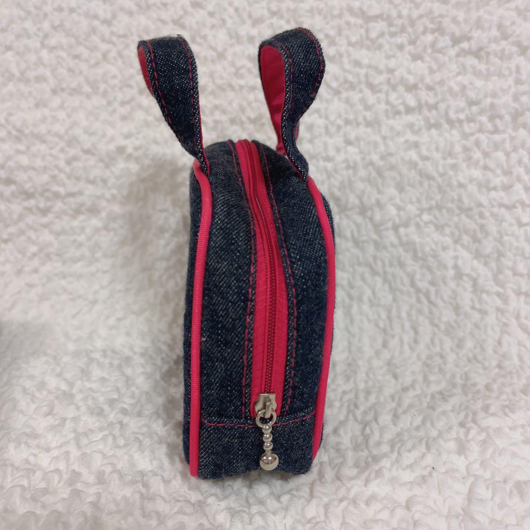 希少　ハローキティ　キティちゃん　サンリオ　デニム　手帳　ケース　ポーチ　未使用