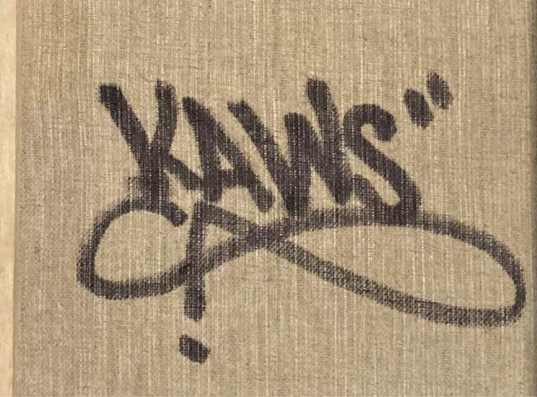 最終 値下げ/全米価格/暴騰/近代ポップアート/ KAWS カウズ /油彩/原画
