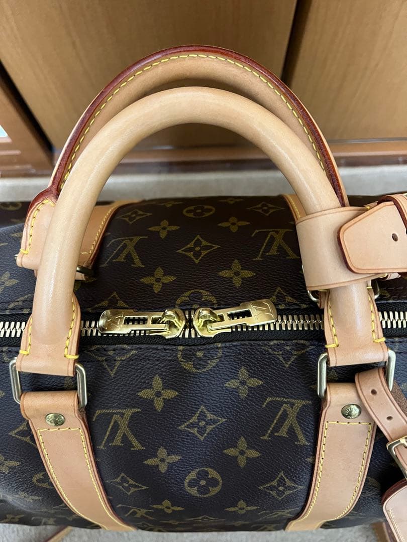 【美品 Louis Vuitton】 キーポル・バンドリエール50