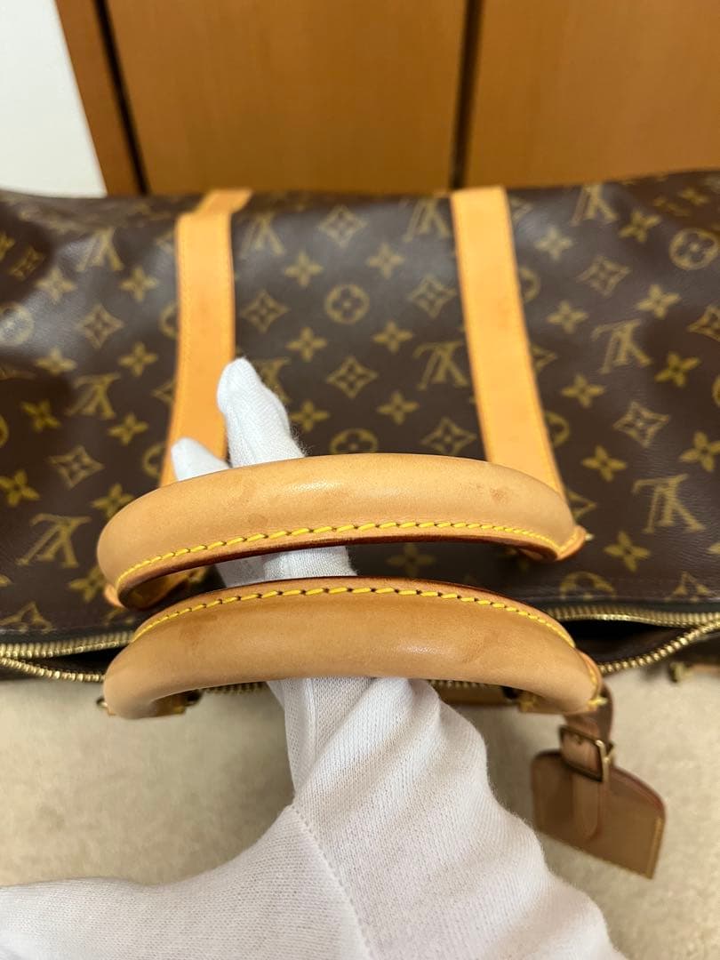 【美品 Louis Vuitton】 キーポル・バンドリエール50