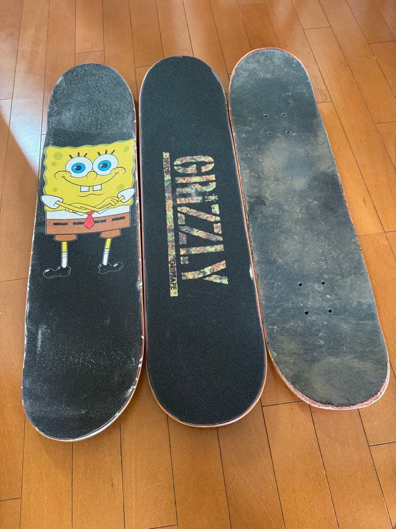 スケボーデッキ 3枚セット バラ売り不可