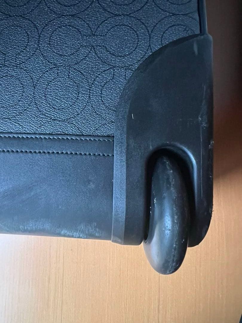 コーチ　77135 オプアート　PVC レザー　キャリーケース