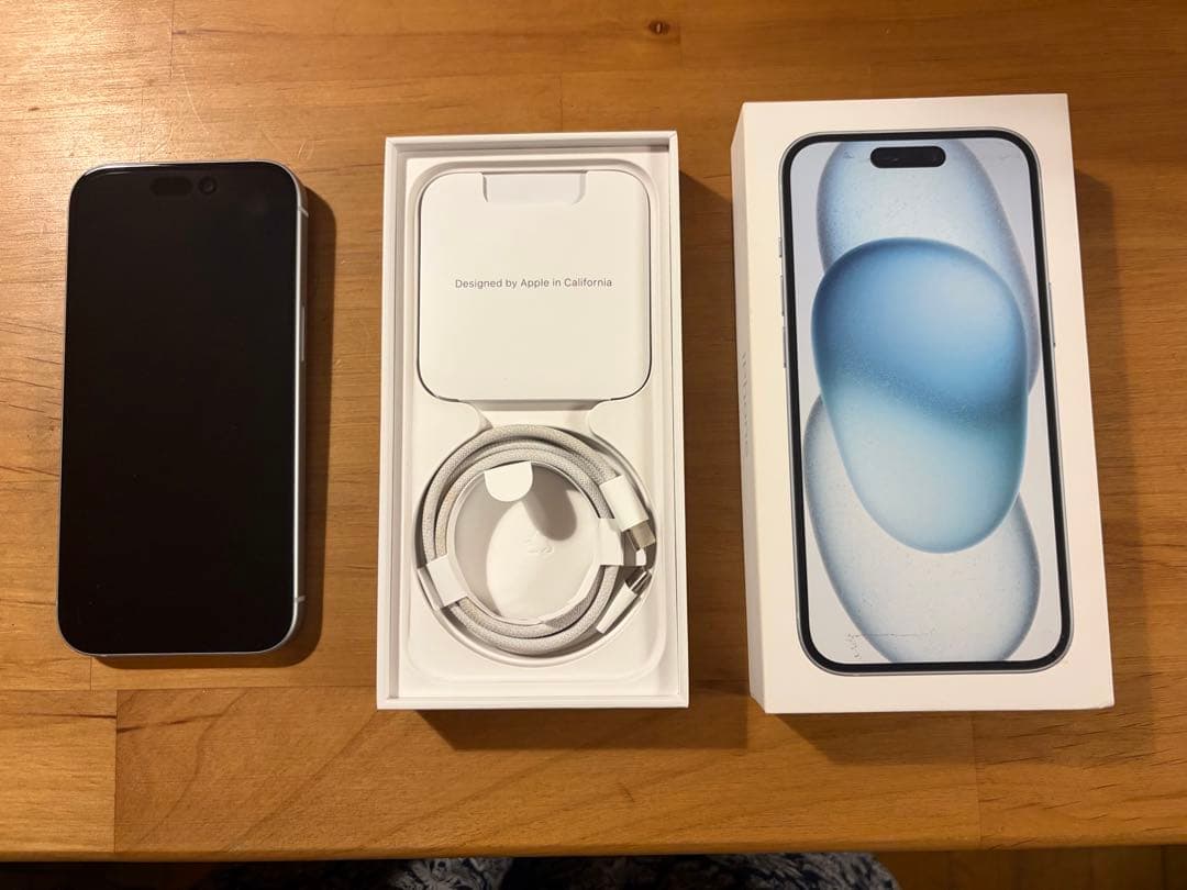 Apple iPhone 15 128GBストレージ　ブルー