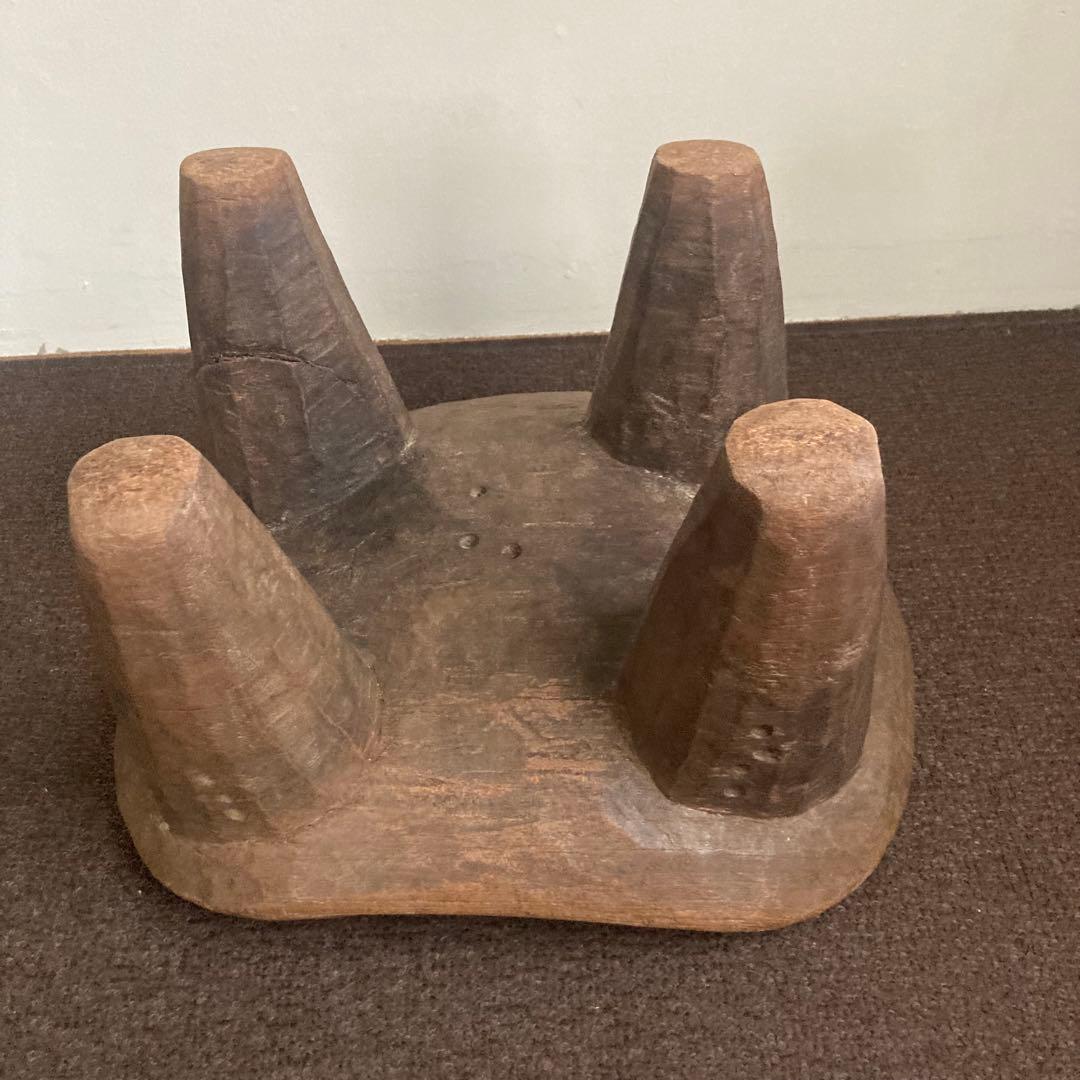 アフリカ家具　セヌフォ族スツール　コートジボワール