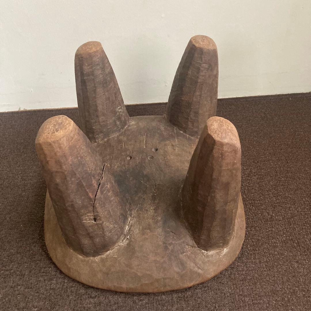 アフリカ家具　セヌフォ族スツール　コートジボワール