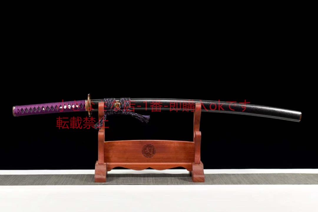 精品銅装鎏金銀精彫T10焼刃『武田信玄』古兵器  刀装具 日本刀 模造刀 居合刀