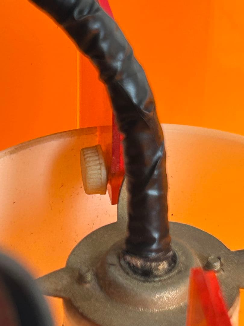 ヴィンテージ　アクリル　オレンジ　ペンダントライト　ナショナル　照明　昭和レトロ