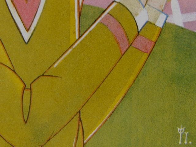 蕗谷虹児、【令女界12】、美人画、希少な画集より、新品高級額