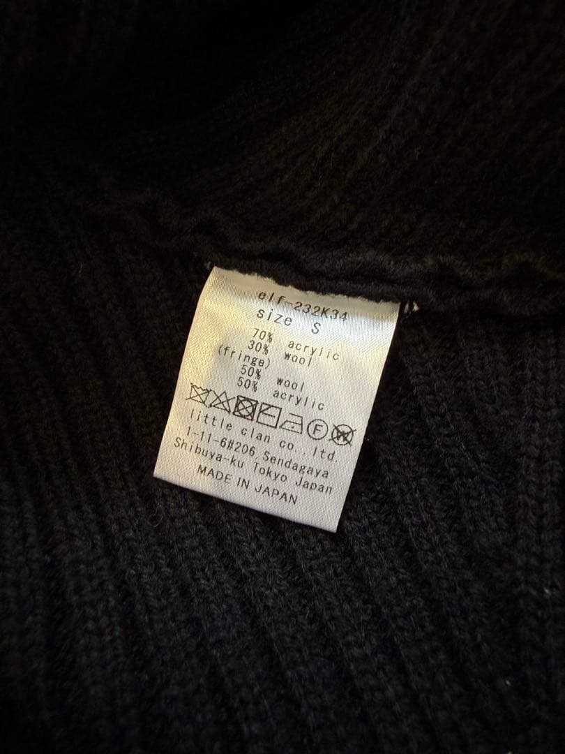 elfinFolk 24AW ビーニー、ポンチョ