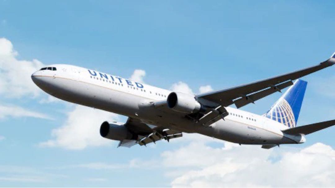 UA ユナイテッド航空 Planetags B767-300ER コンビ色