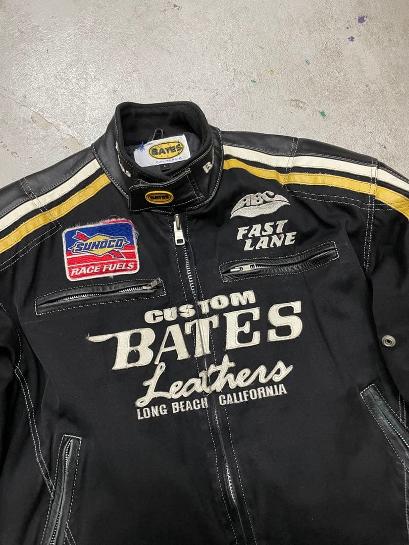 90s BETES ベイツ ライダースジャケット　コットンジャケット　バイカー