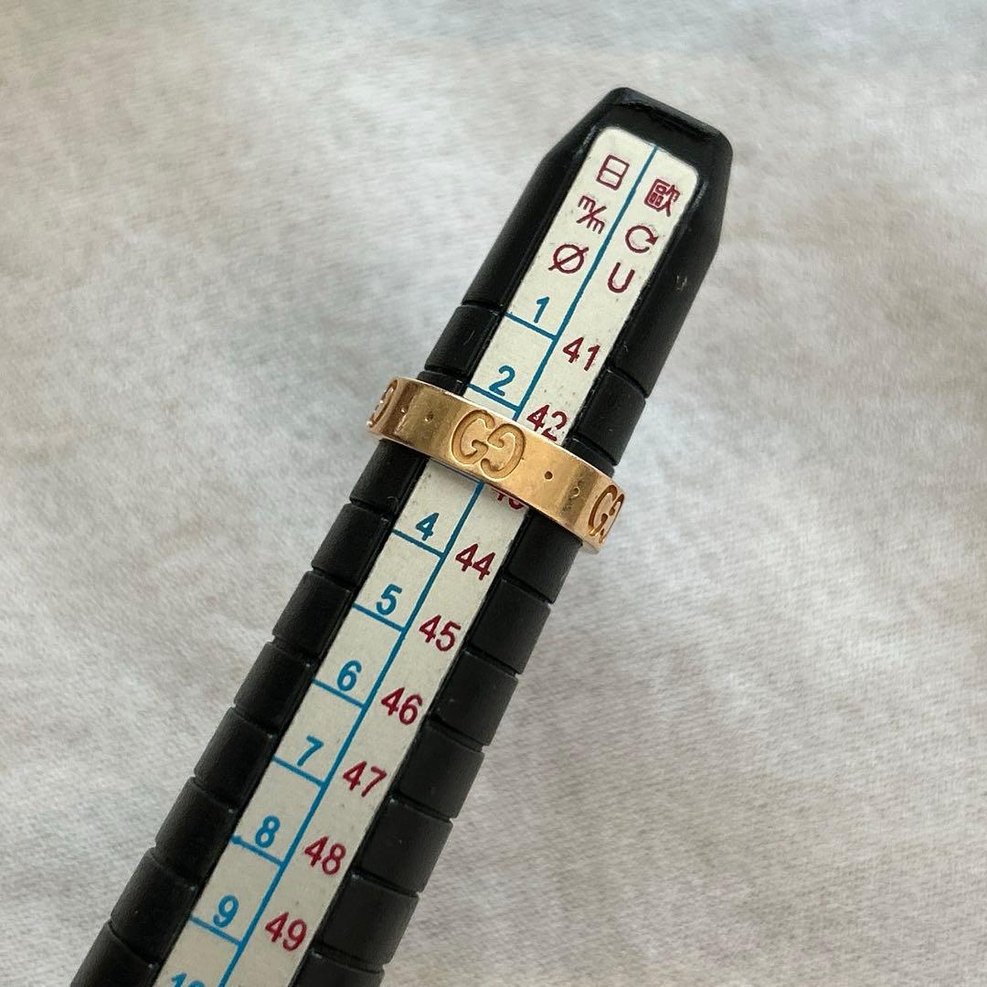 GUCCI（グッチ）K18PG 3号 アイコンリング3.01g