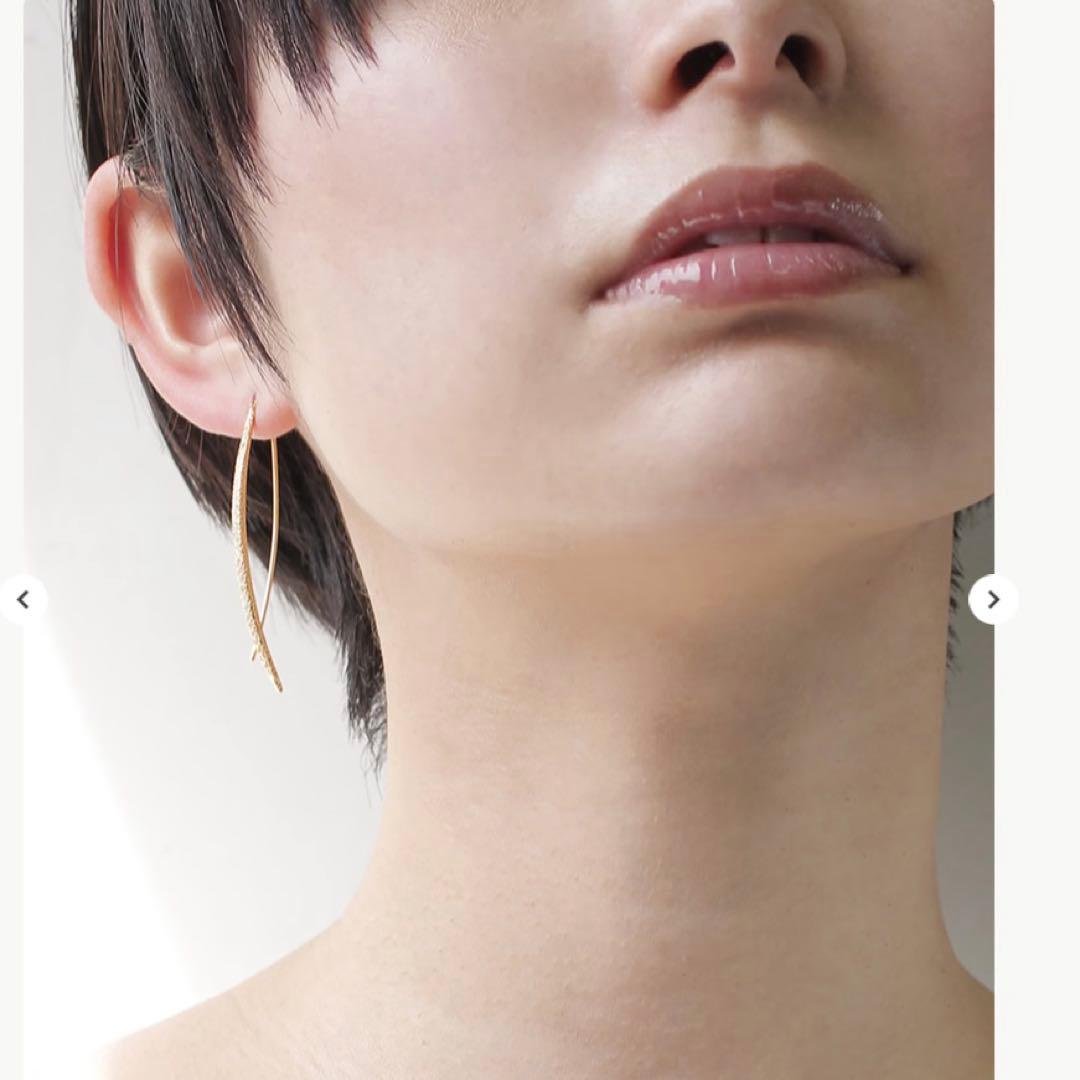 アヤミジュエリー　Pave Straight Earrings ピアス