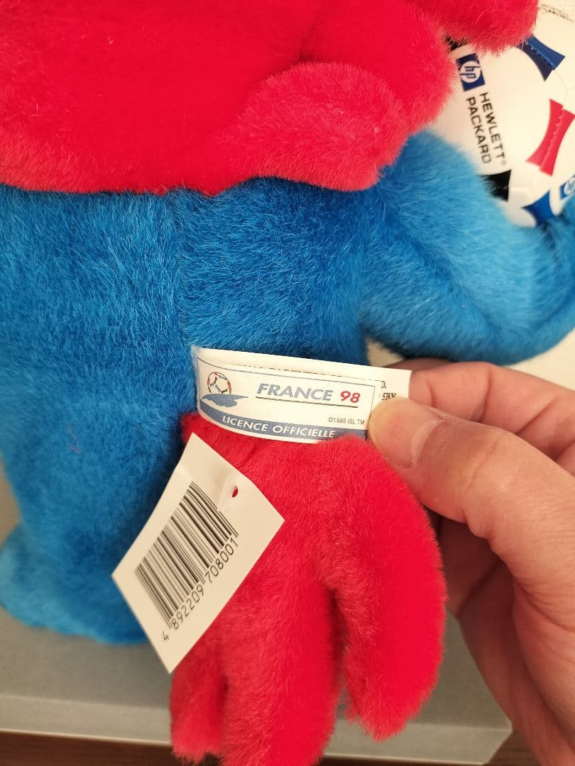 1998年　FIFAワールドカップフランス大会フティックス　ぬいぐるみ