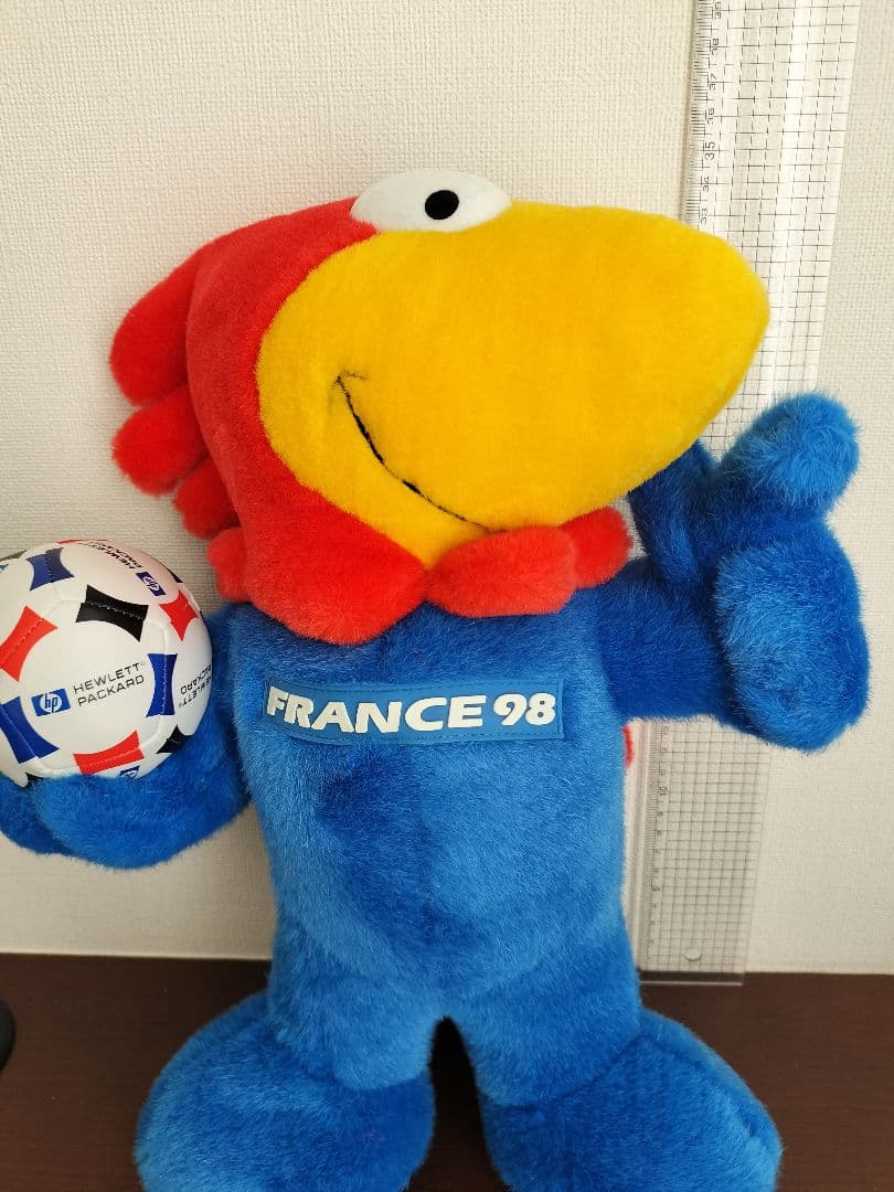 1998年　FIFAワールドカップフランス大会フティックス　ぬいぐるみ