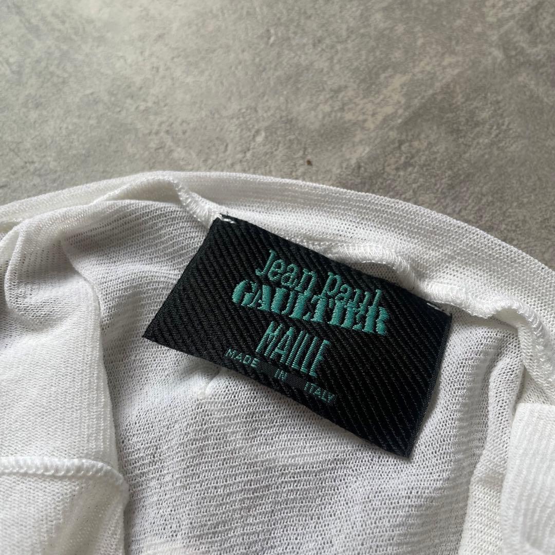 ゴルチエ　GAULTIER ノースリーブ シアー タンクトップ