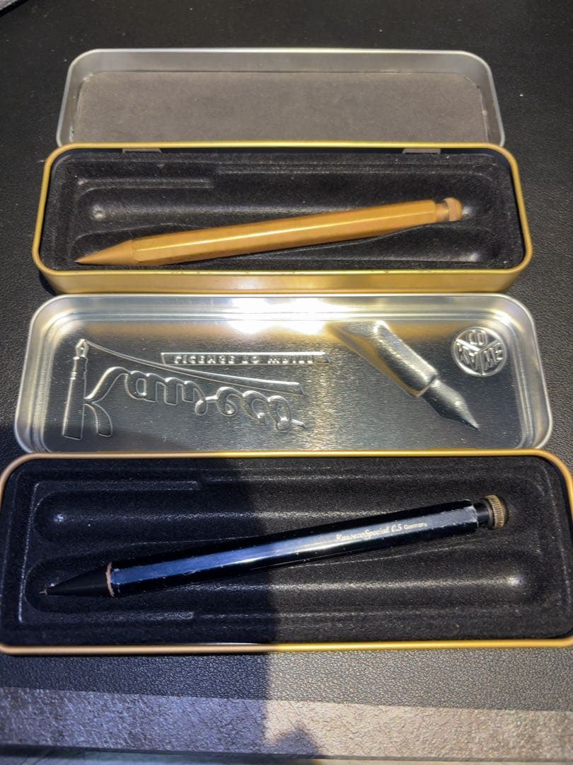 カヴェコスペシャル&カヴェコスペシャルブラスシャープペンシルまとめ売りケース付き