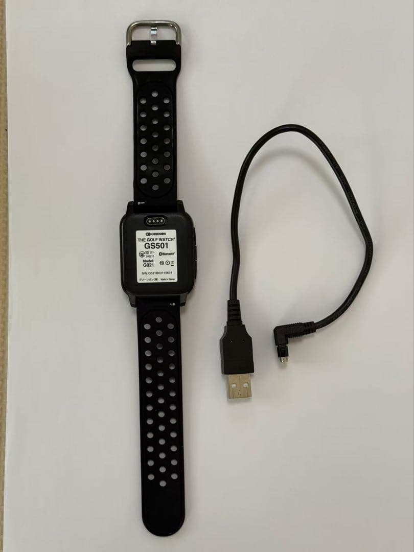 【美品】GREENON（グリーンオン）腕時計型 GPS距離計 GS501