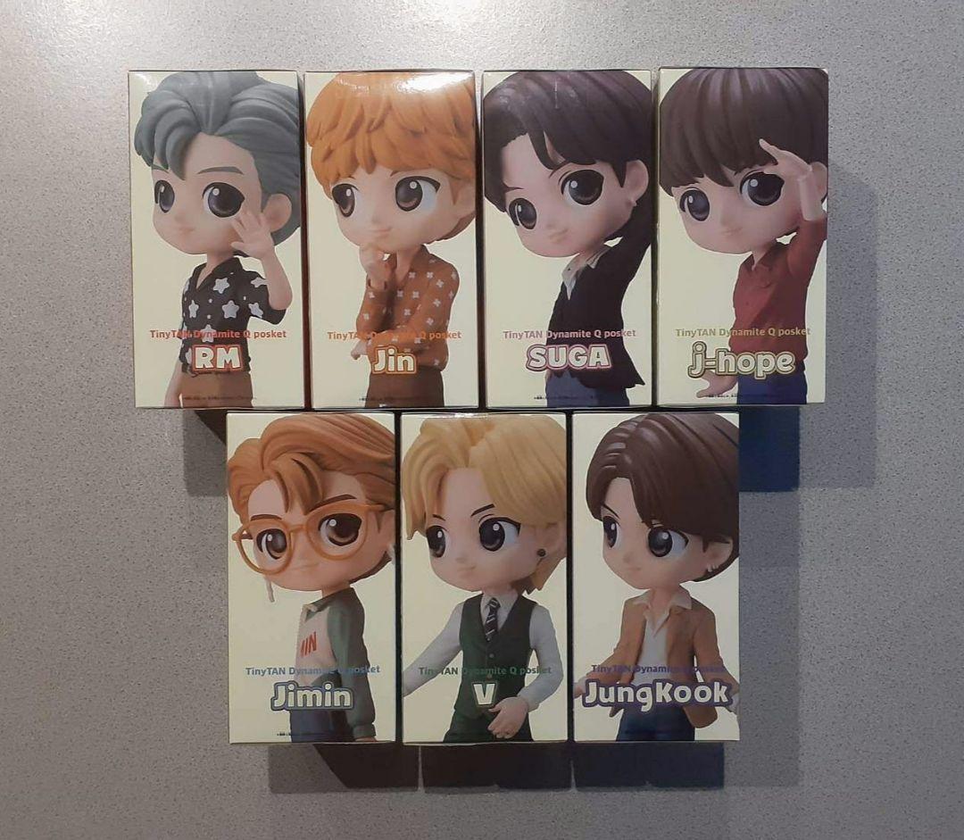 BTS タイニータン Qposket フィギュア Bカラー コンプリートセット