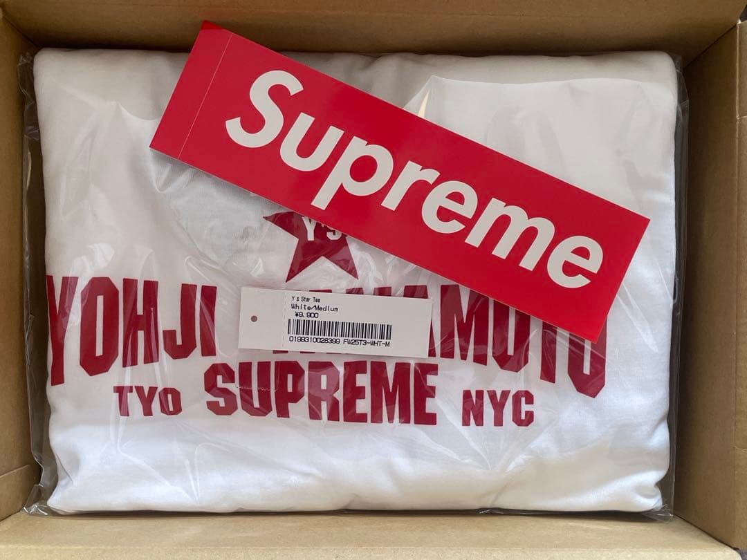 Yohji Yamamoto x Supreme スターTシャツ